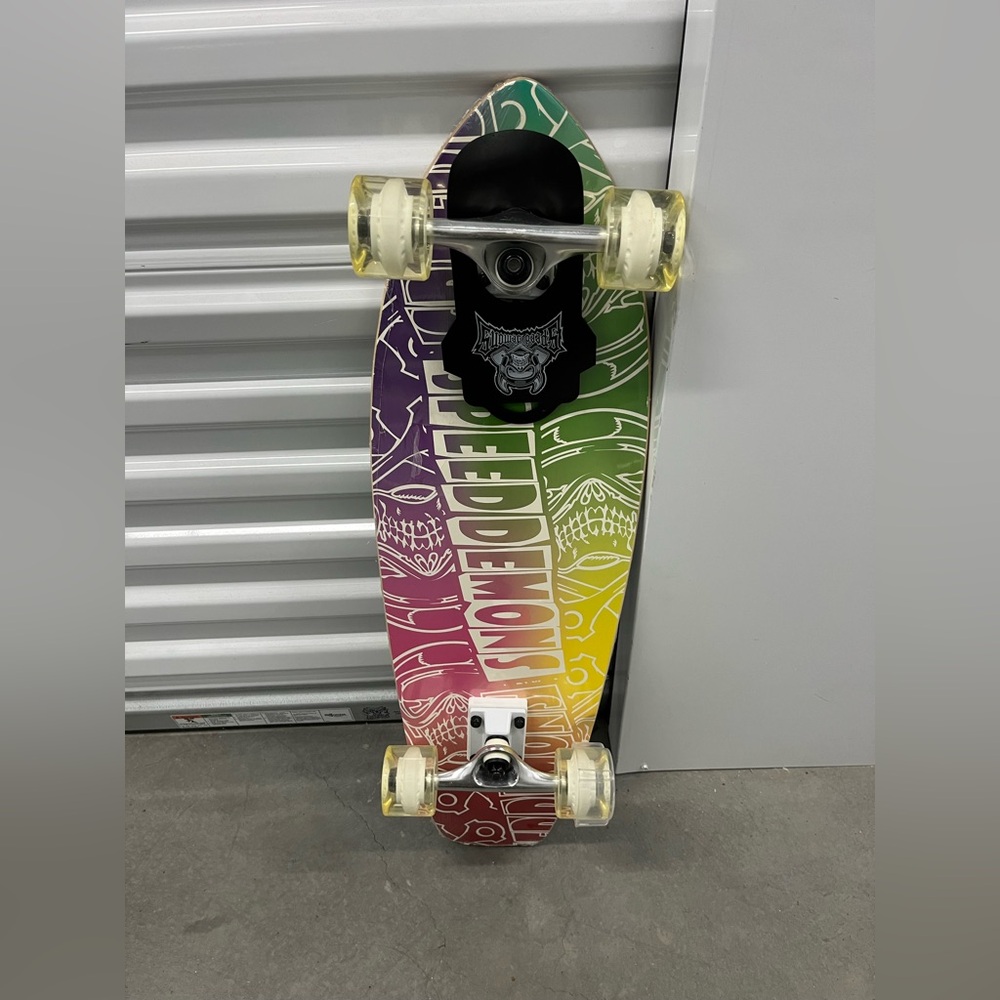 Vibrant Multicolor Skateboard for Men